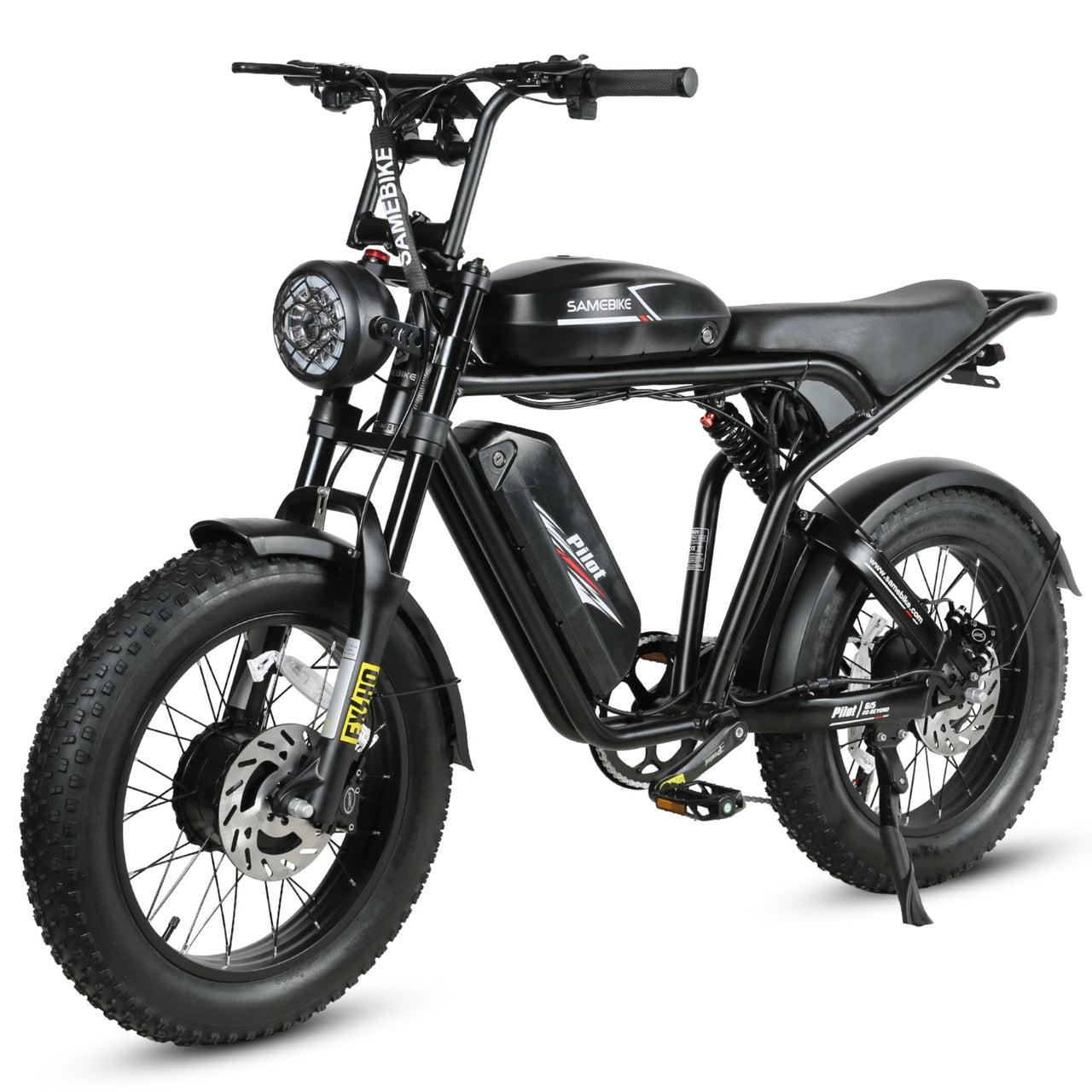 Samebike Pilot M20 SR Electric Dirt Bike, Black