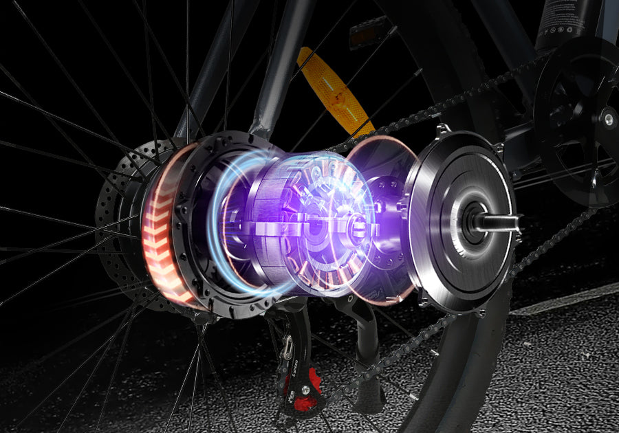 350W High-speed power with brushless power system, output 40 torque and strong power. Power your life with max speed 25-40kmh; Enjoy smooth riding experience even at 20 degrees uphillis. It's perfect for a life on the go. Whether you are commuting to work, heading to the gym, or cruising to the coffee shop, It gets you there in style and speed.