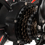 The Shimano 3*7 speed gear shift system offers you more choice while riding in a variety of conditions. Along with the pedal-assist system, you can find any speed that suits your journey.
