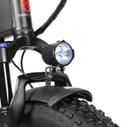 5-Watt bright LED headlight: For safer night riding, this bike is equipped with an upgraded and super bright, water-resistant, 1050-lumen headlight powered by the battery. Stay secure during every ride with bright lights that help you see the road ahead.