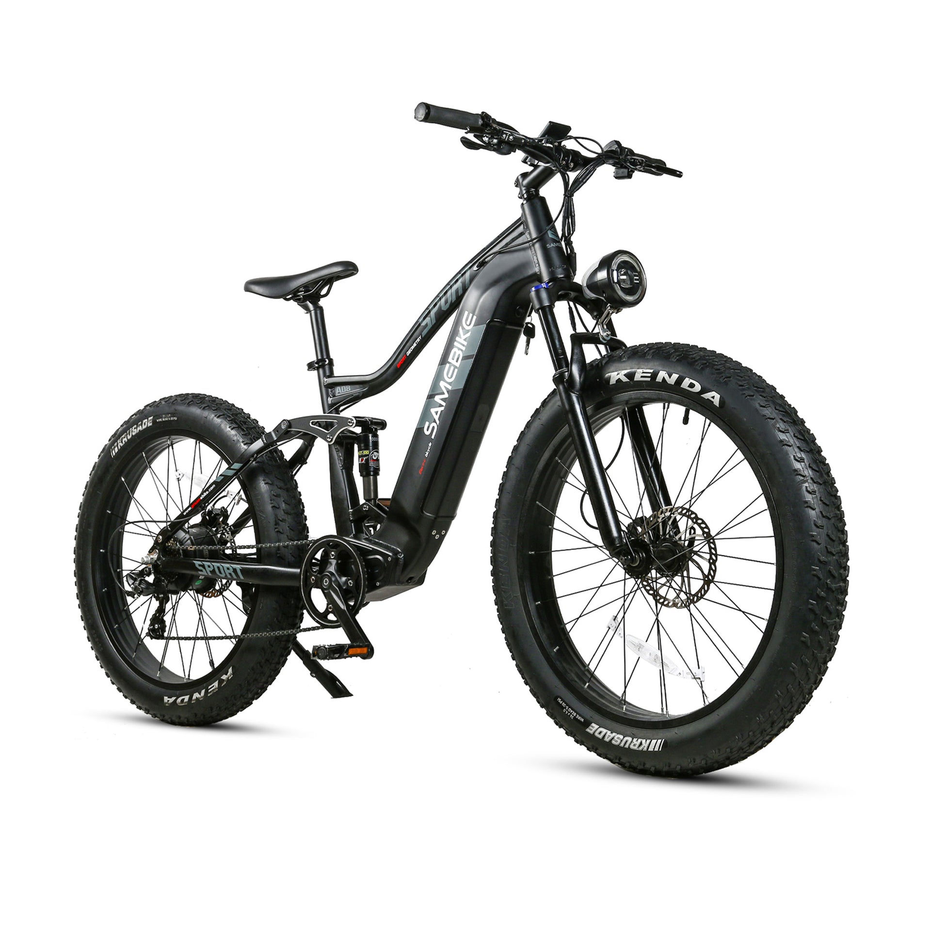 Samebike RS-A08 Mountain Electric Bike, Black